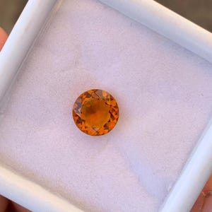 natural golden colour citrine 8.5MM AAA Quality round Shape Brilliant Cut callebrated size Gemstone for jewelry, citrine round