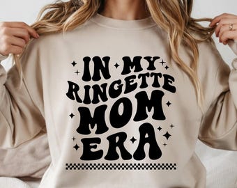 Na minha era de mãe de jogador de ringette SVG PNG, Ringette SVG, Vibrações do dia do jogo SVG, Camiseta de mãe de jogador de ringette, Download digital