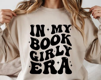 No meu livro, era feminina SVG, nerd de livros SVG, download digital literário