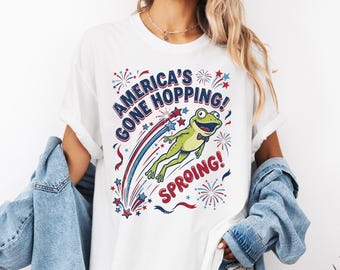USA Semiquincentennial Frog PNG, Patriotic 4th of July Shirt Design (Digital Download)