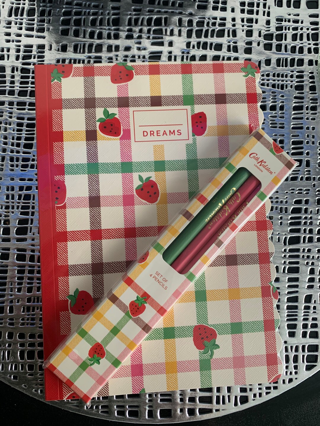 Cath Kidston Notebook & Cath Kidston Set of 4 Pencils Etsy
