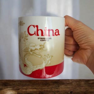 Vintage 2013 Starbucks China Mug - Collector&#39;s Edition, 473ml Ceramic