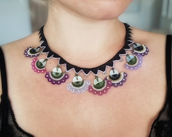 Handmade Crochet Necklace for Women