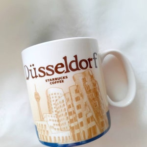 Taza de café Starbucks "You Are Here" Düsseldorf, Alemania, 473 ml (16 oz)