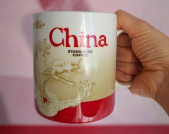 Vintage 2013 Starbucks China Mug - Collector's Edition, 473ml Ceramic