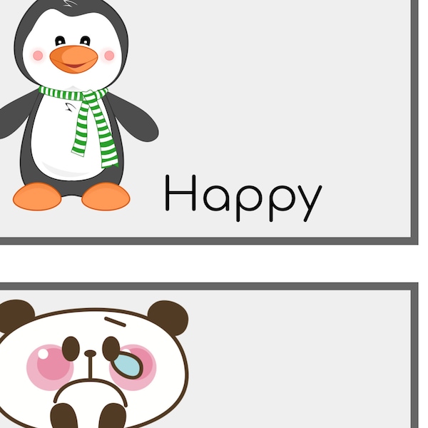 Emotions cards_ Animals