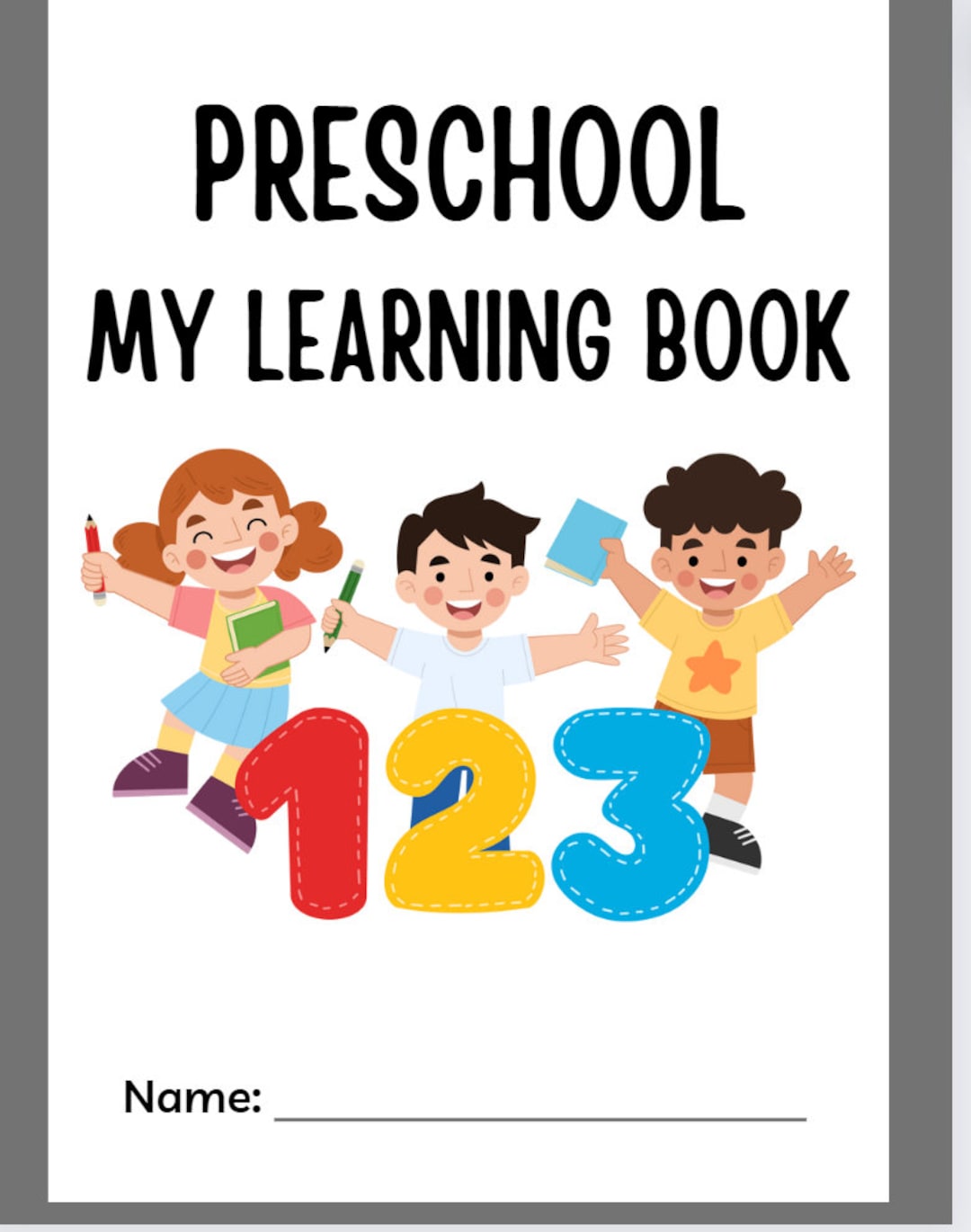 Preschool Activities Worksheets - Etsy
