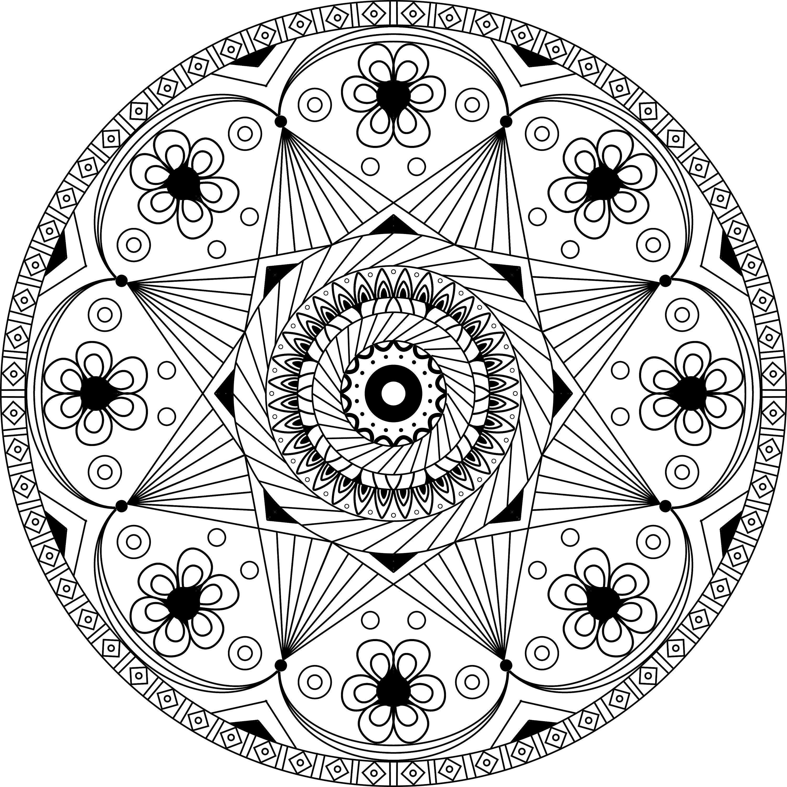 Mandala Coloring Book: Mandala Coloring Book for Adults: Beautiful Large  Print Patterns and Floral Coloring Page Designs for Girls, Boys, Teens,  Adults and Seniors for stress relief and relaxations - 9781008983625 