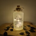 Light bottle with saying - There are people who just fit perfectly into your heart... Gift for friends