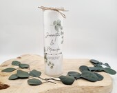 Wedding Candle - Eucalyptus Vintage - Wedding Personalized Candle - Wedding Gift Personalized