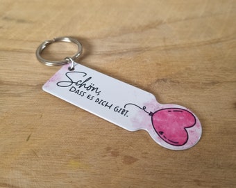 It's great that you're here! - Shopping trolley token / shopping trolley release / gift for friends