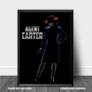 AGENT CARTER Peggy Carter film poster Print Stampa  -  Movie Wall Art Home Decor