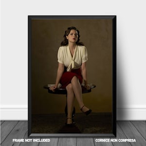AGENT CARTER Peggy Carter film poster Print Stampa  -  Movie Wall Art Home Decor