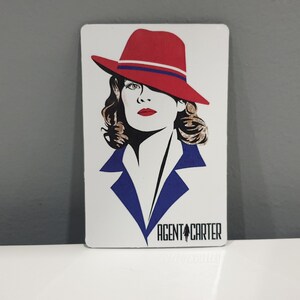 magnete AGENT CARTER Peggy Carter personaggi Movie Film - calamita frigo fridge magnet flexi 5,2 X 8,0 cm, risparmio su spedizioni multiple