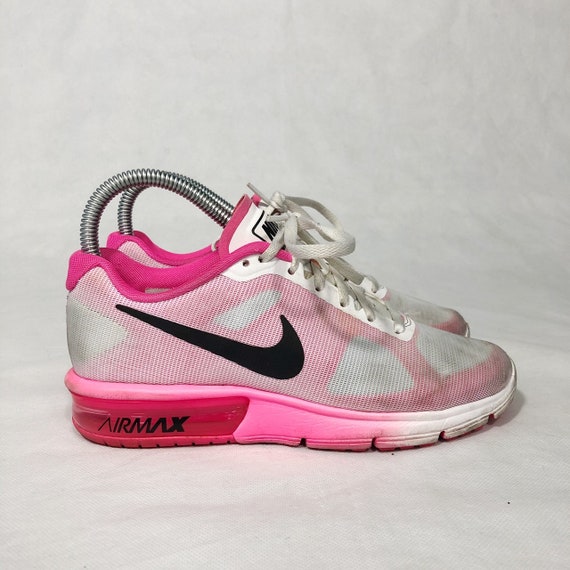 pink & white trainers