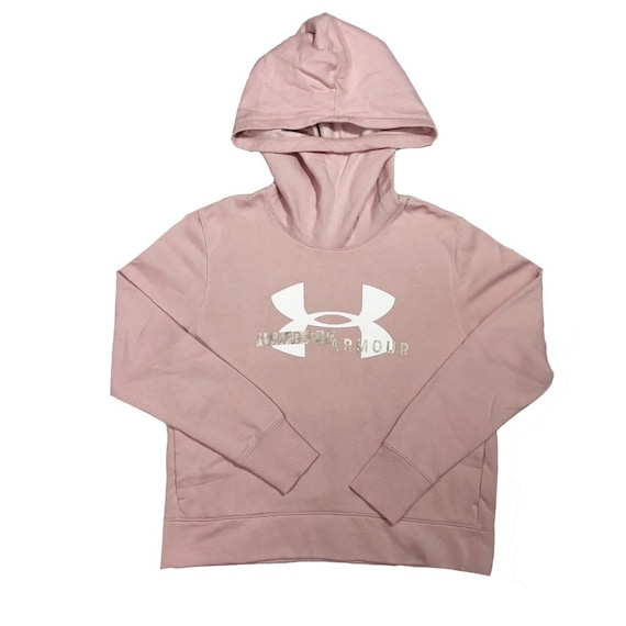 pink under armour pullover