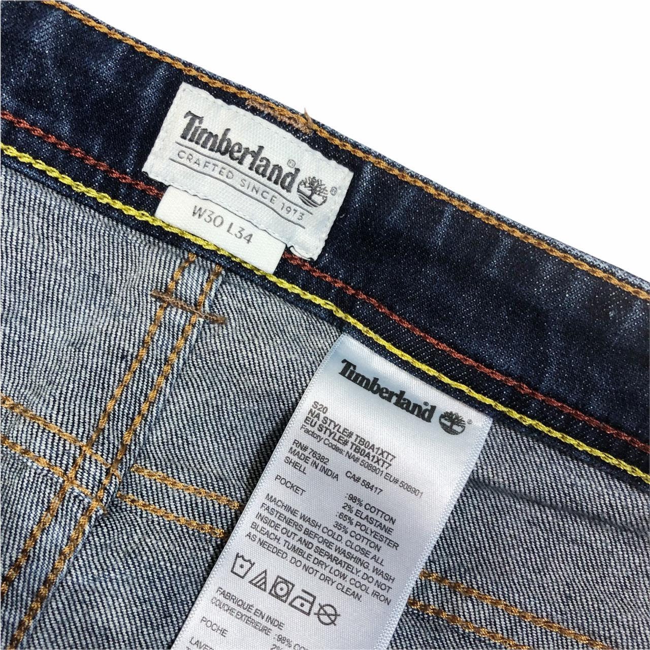 Vintage Timberland Dark Navy Blue Wash Slim Fit Denim Jeans | Etsy