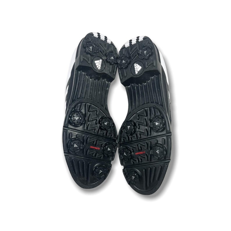 ADIDAS Traxion EVG-791003 Men's Golf Shoes White Silver Size US 8 Mens - Golf Shoes