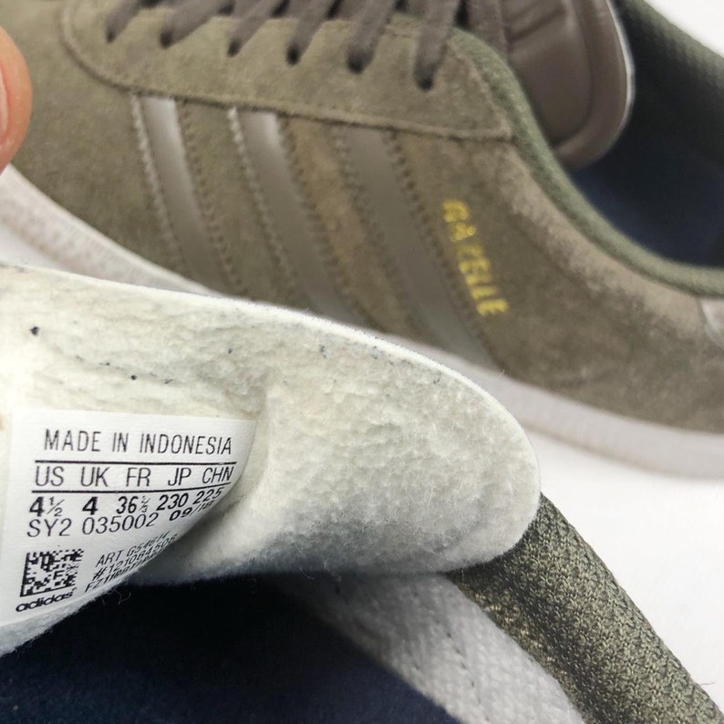 adidas gazelle khaki womens