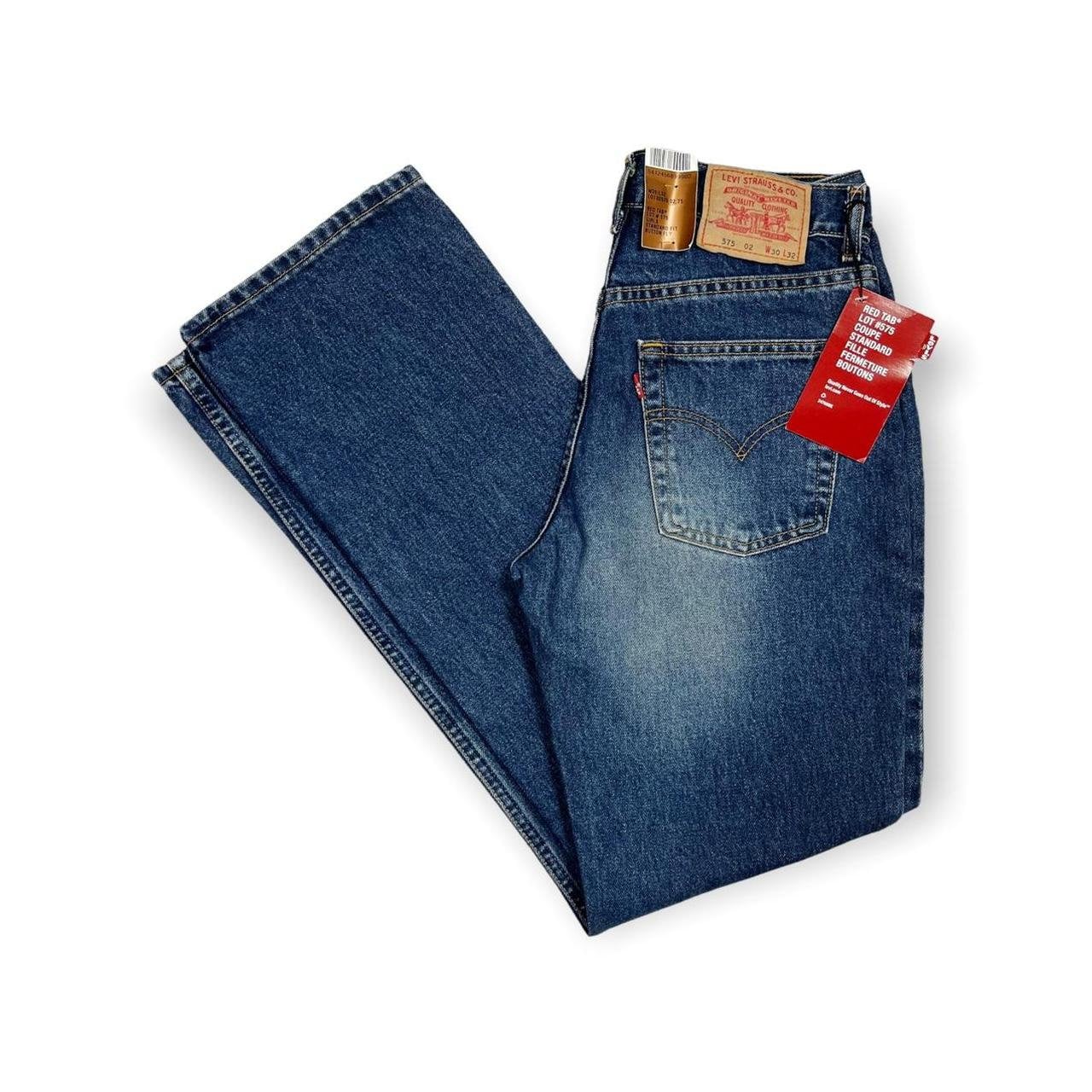Retro BNWT Womens Levis 575 Red Tab 
