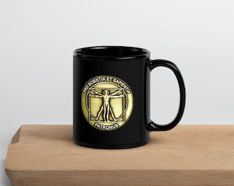 Phenom Carl Sagan Zitat Kaffeetasse - Phenom Coin Logo Design, Vitruvian Man - Kaffeetasse