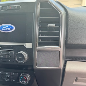F-150 & Expedition 12V Outlet Cover - Mirrored from Coin Holder Blank
