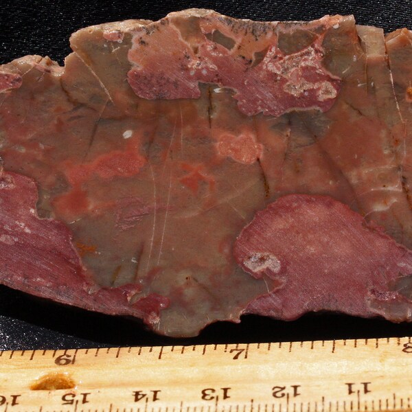 S134  ~  3.1 oz Slab of Ochre and Pink Jasper/Agate ~ Colorado River, Arizona