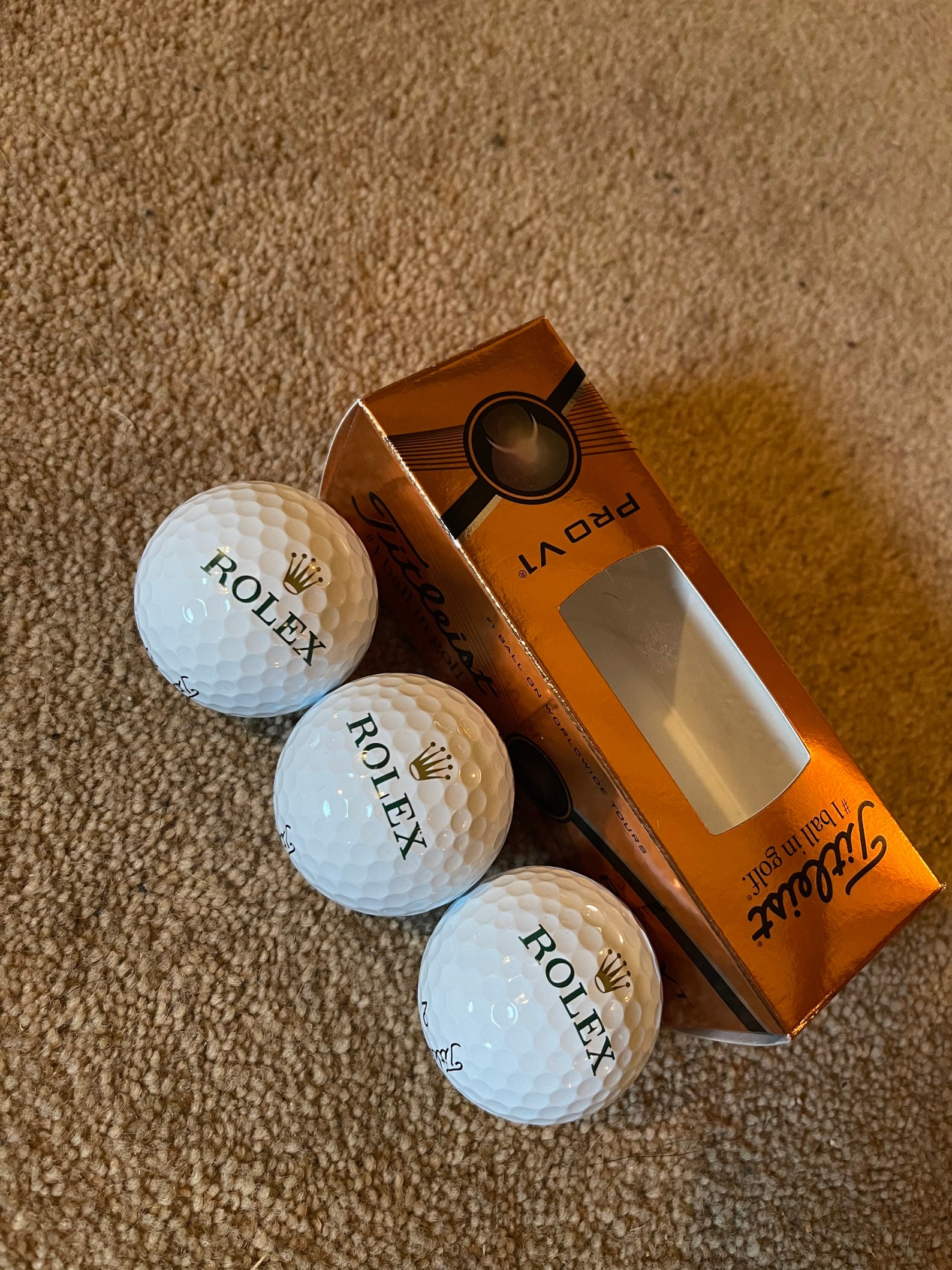 Titleist Pro V 1 Rolex Golf balls x3 Etsy