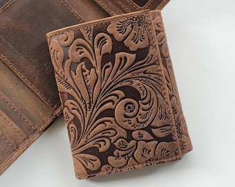 Mother's Day Gift for her, Mum Ladies Large Leather Purse With Card Holder, Zip Coin Pocket, Women's Genuine Leather Wallet