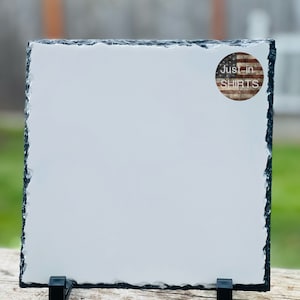 READY TO SHIP. Sublimation Photo Rock Slate with stand. – Prevail