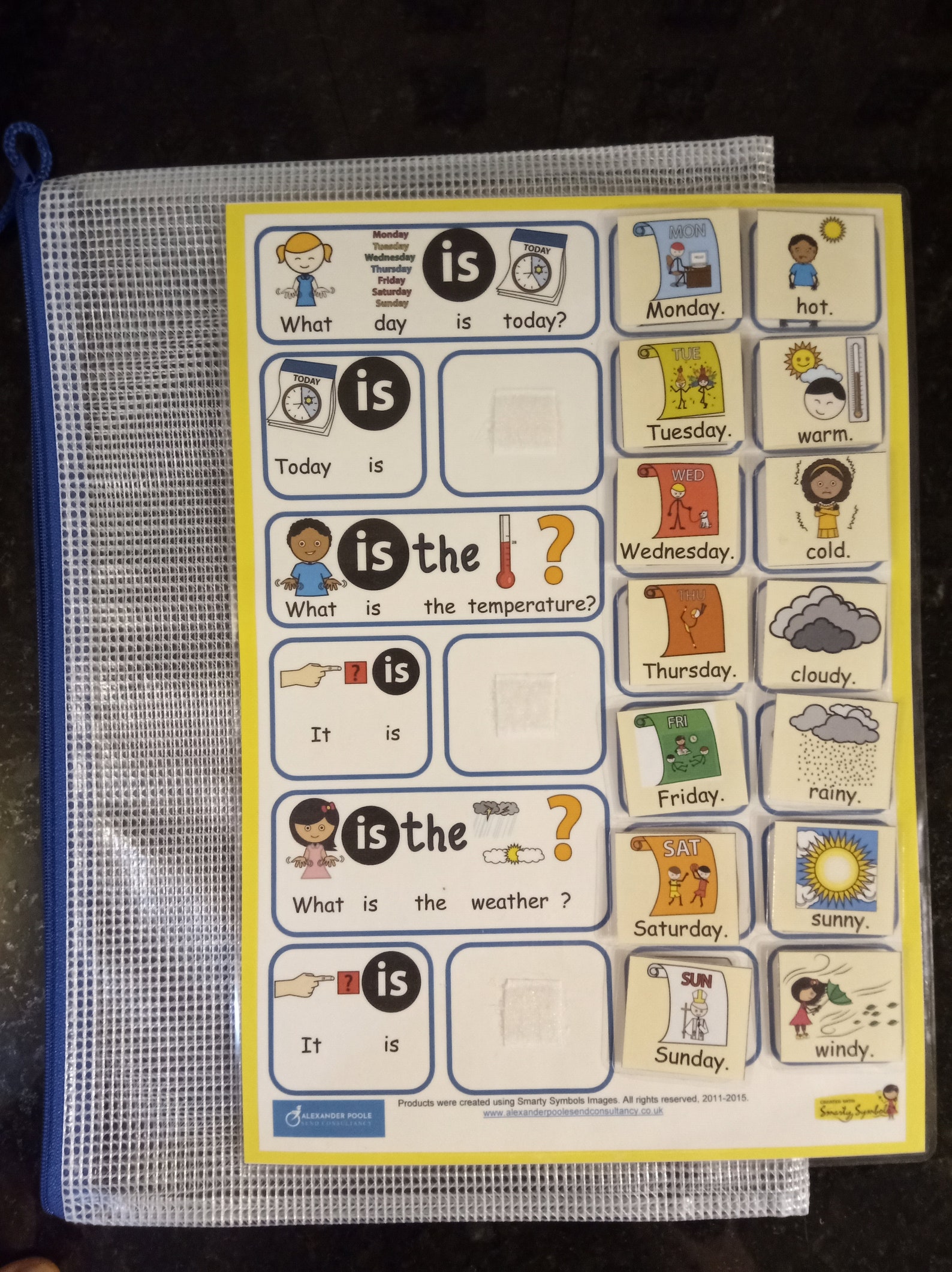 Calendar Chart EYFS Pre School Teaching Resource Etsy UK