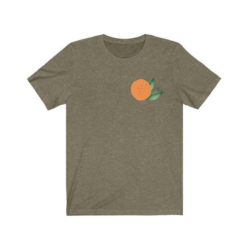 Clementine T-shirt Fruit Lover Shirt Organic Orange Design - Etsy