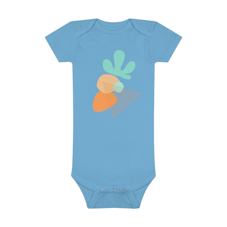 Sweet Mint Carrot Onesie® Organic Vegetable Baby Onesie® Veggie Infant