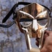 Special MF DOOM Mask Mad-villain Mild Steel Face Armour Medieval Hand-Forged Armor Tribute to MF Doom! 