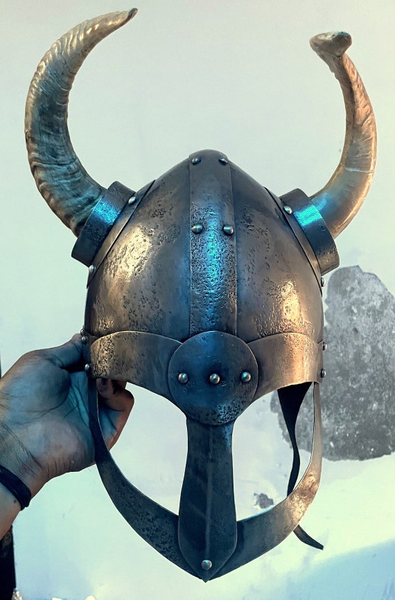 horned knight helmet