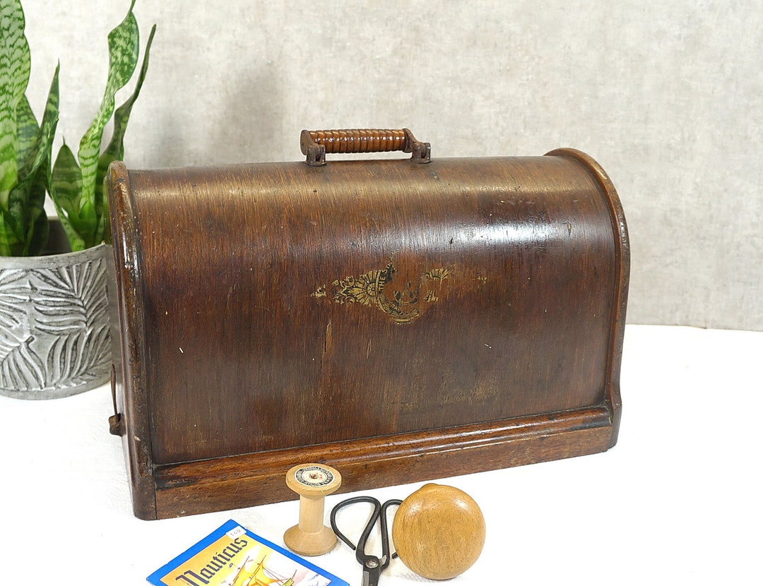 Beautiful Old Singer Sewing Machine Cover Hood Lid Box Etsy