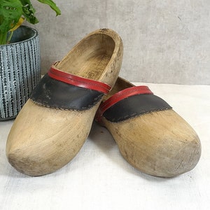 large Dutch wooden shoes, clogs, clogs - wall decoration, garden decoration