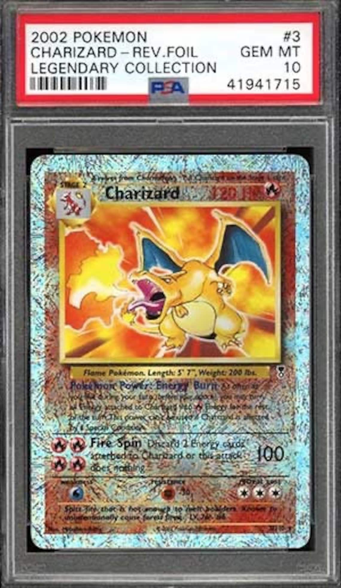Random PSA 10 Charizard Card Etsy