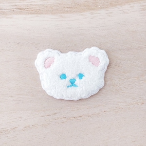 Cute Teddy Bear Iron On Patch, Embroidery Patch, Cute Kawaii Patch, Sew On Patch,  Craft Supply, DIY Patches 1