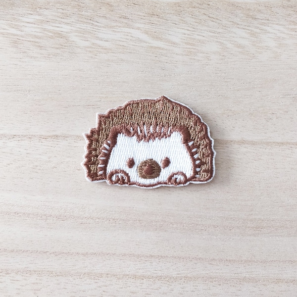 Cute Porcupine Hedgehog Iron On Patch, Embroidery Patch, Cute Kawaii Patch, Sew On Patch,  Craft Supply, DIY Patches 3