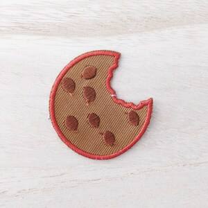 Bitten Chocolate Chip Cookie Iron On Patch, Embroidery Patch, Cute Kawaii Patch, Sew On Patch,  Craft Supply, DIY Patches 14