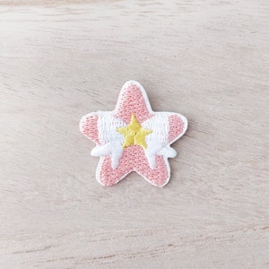 Cute Small Star with Bow Iron On Patch, Embroidery Patch, Cute Kawaii Patch, Sew On Patch,  Craft Supply, DIY Patches 11