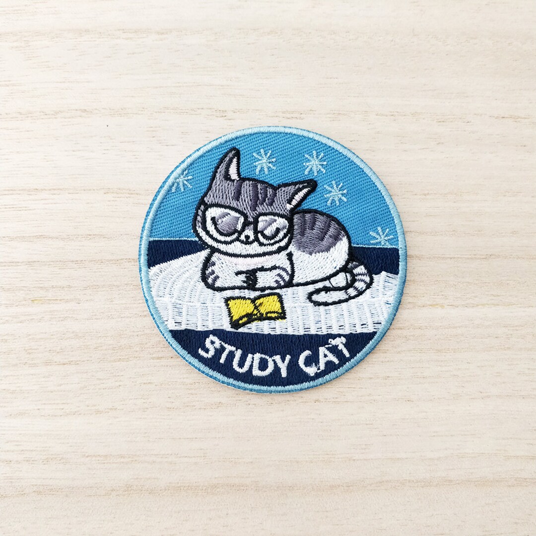 Ecusson Thermocollant Patch, 18 Pièces Chat Ecusson, Patches à Repasser