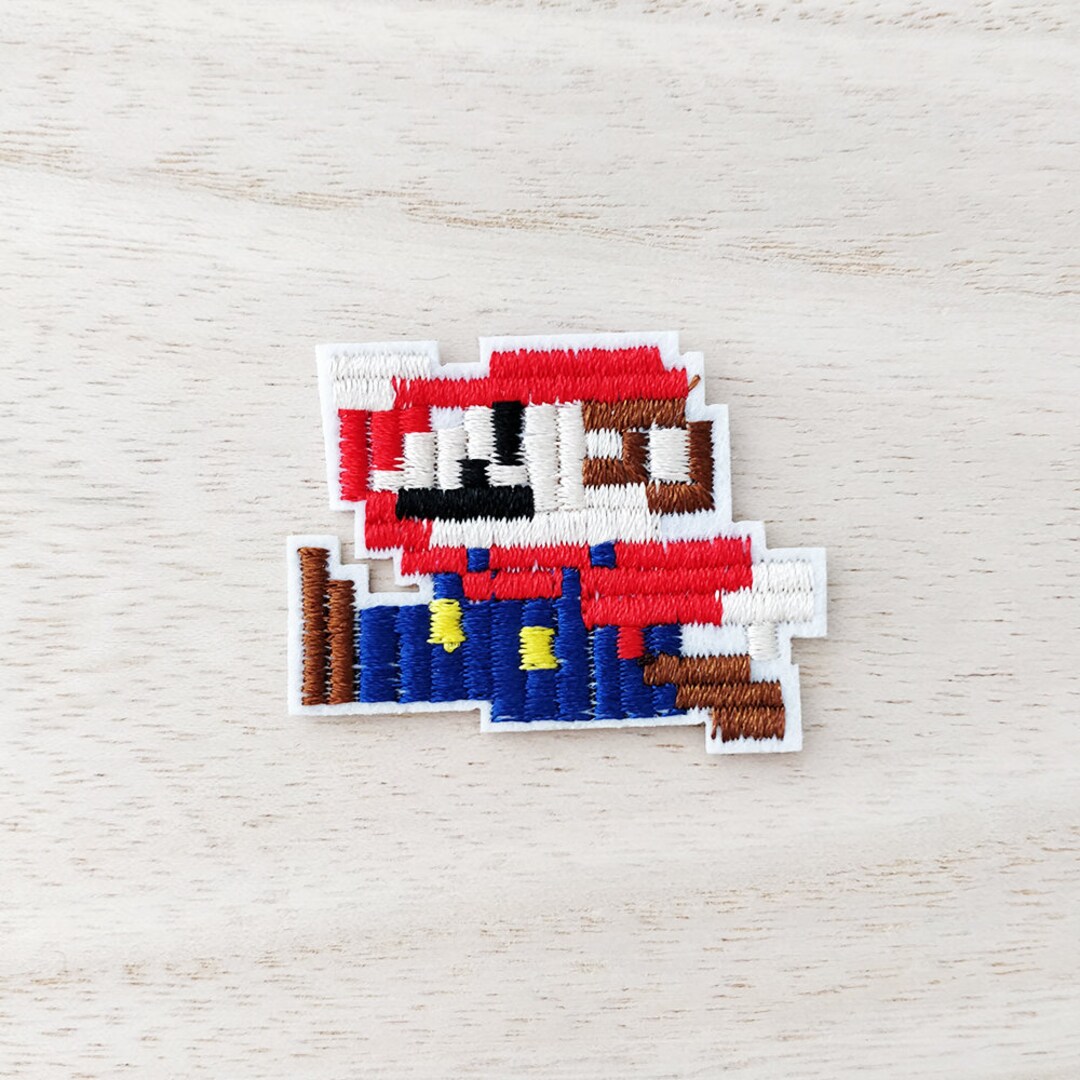 9 Pcs Pixel Mario Embroidery Patches Cute Kawaii Cartoon Anime Wario Sew on  Iron on Embroidered Applique Repair Patch DIY Craft Accessories Gifts for