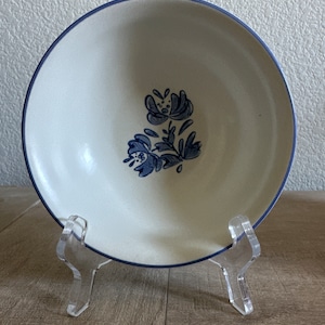 A Set of Two Vintage Bowls Yorktown Pfaltzgraff Stoneware Soup Cereal Bowls Made in USA 009