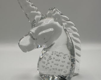 Swarovski Crystal Unicorn Figurine #630119 W/ Box - Art Glass