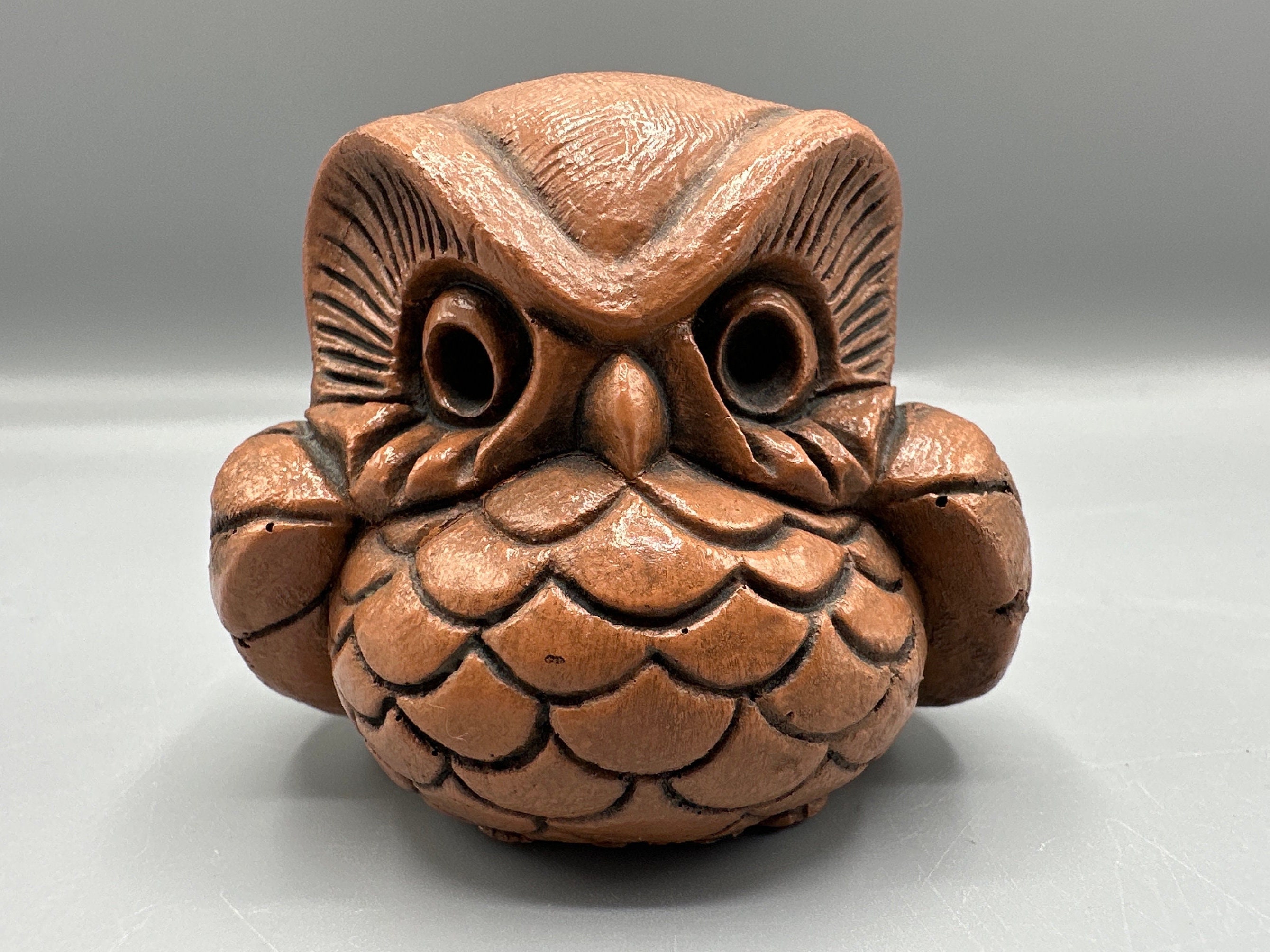 Vintage Abby Press Owl Figurine Resin 1979