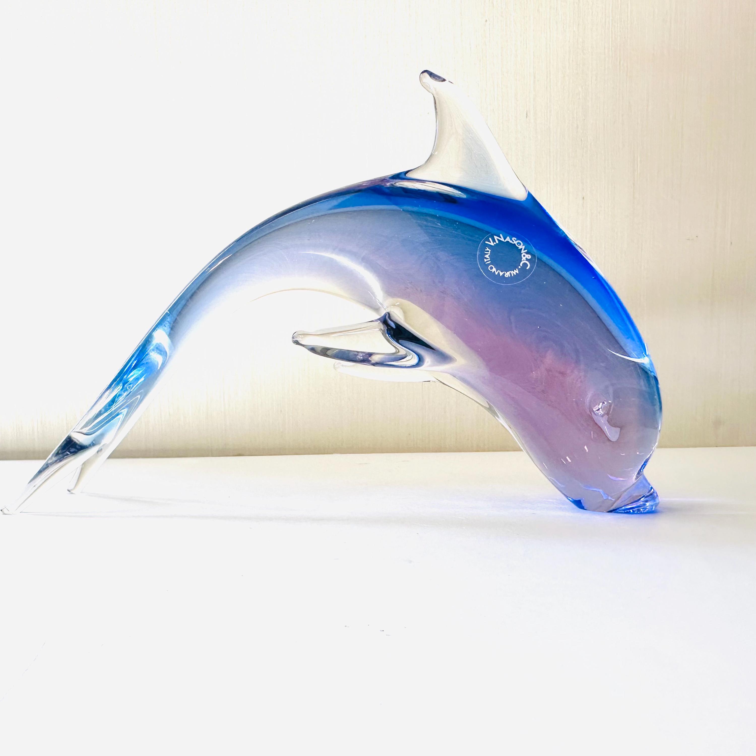 Murano V Nason Glass Dolphin - Etsy