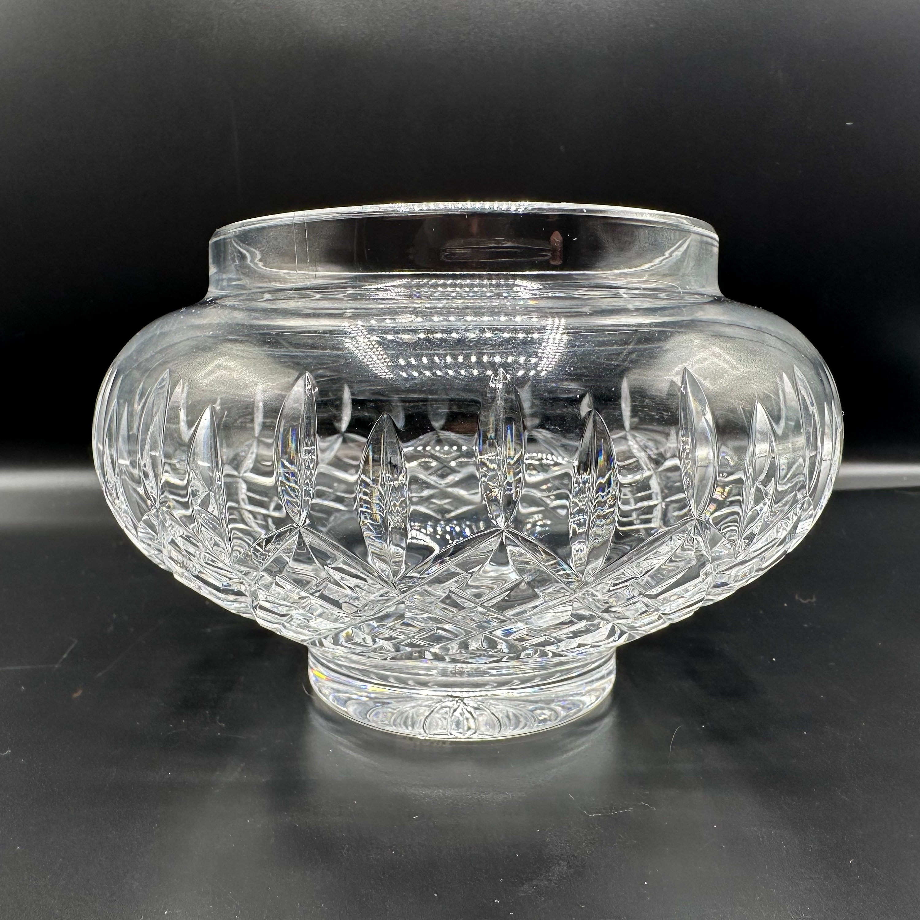 【廃盤】英国製　STUART スチュワートクリスタル　ローズボウル　花器 Vintage Stuart Crystal Bowl – Kernow Furniture