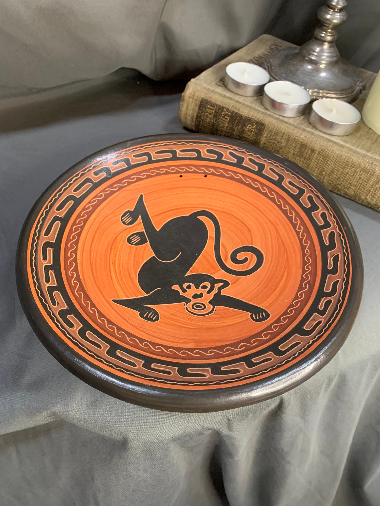 Puerto Rican Pottery Art Plate. Etsy